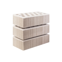 Кирпич лицевой Керма 1НФ Серебро бархат