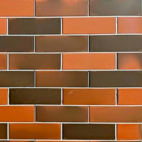 Кирпич лицевой Арский 1.4НФ флеш Россо гладкий 